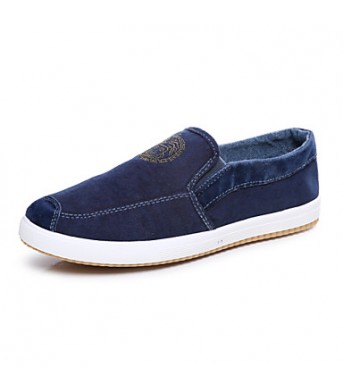 Canvas Office & Career / Casual / Athletic Loafers / Slip-on Office & Career / Casual / Athletic Slip-on Blue / Gray  