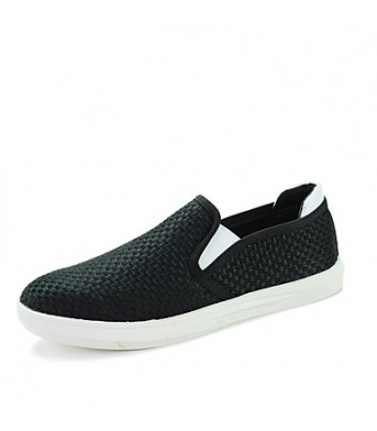 Casual/Outdoor/Travel/Drive Fashion Tulle Leather Slip-on Woven Shoes Multicolor 39-44  