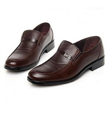 Men's Shoes PU Office & Career / Casual / Party & Evening Oxfords Office & Career / Casual / Party & Evening Low Heel Others Black / Brown  